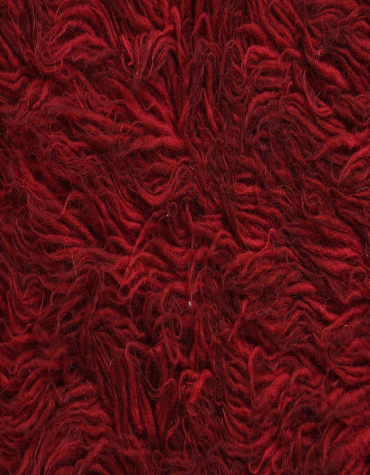 Detail image of 2' x 4' 5  Hand Knotted Moroccan Wool Runner Rug