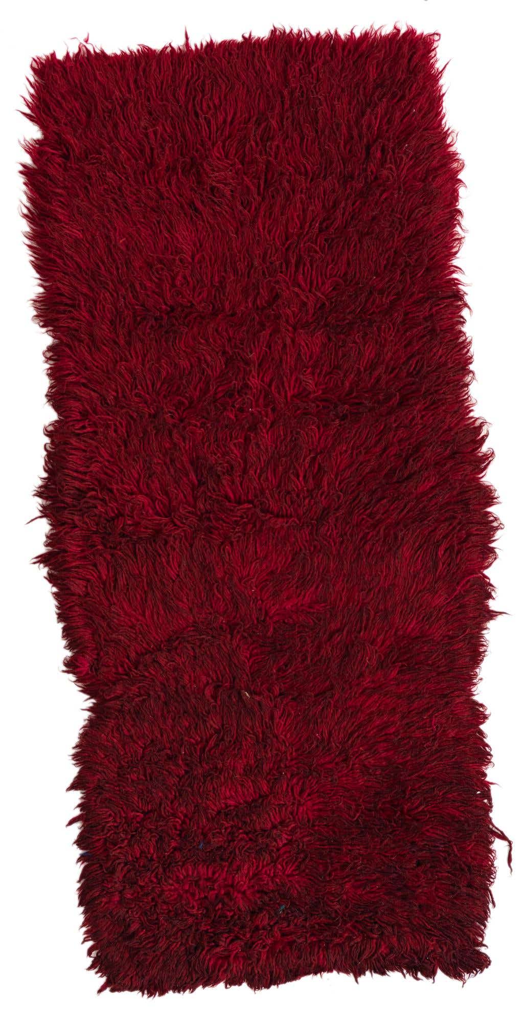 2' x 4' 5 Hand Knotted Moroccan Wool Runner Rug