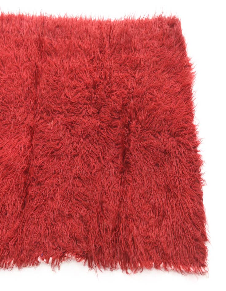 Detail image of 2' 3 x 4' 5  Hand Knotted Moroccan Wool Runner Rug