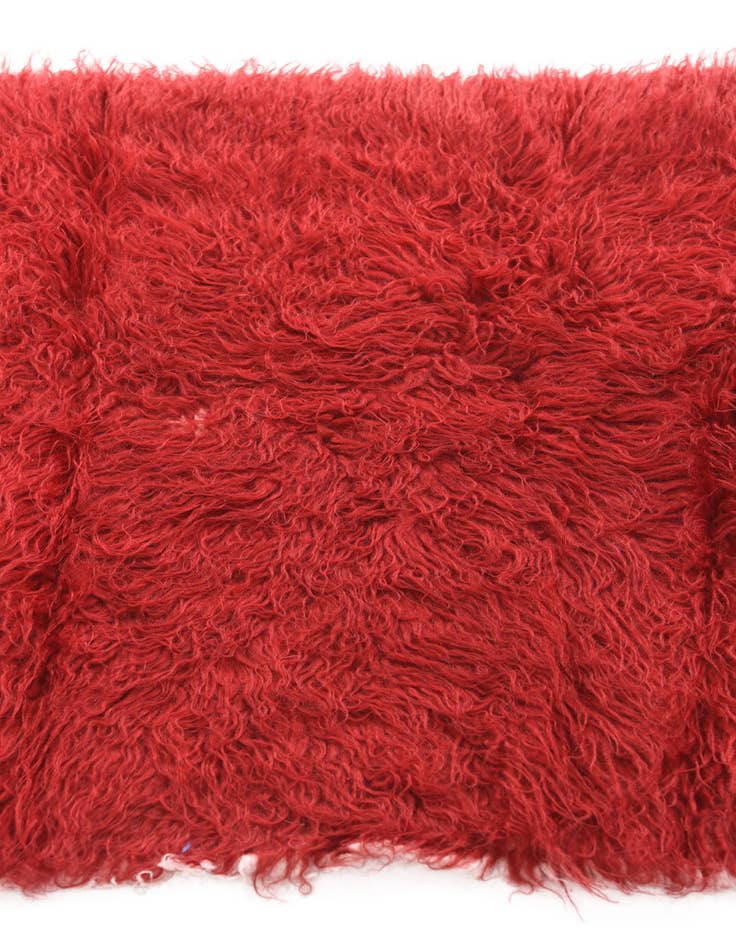 Detail image of 2' 3 x 4' 5  Hand Knotted Moroccan Wool Runner Rug