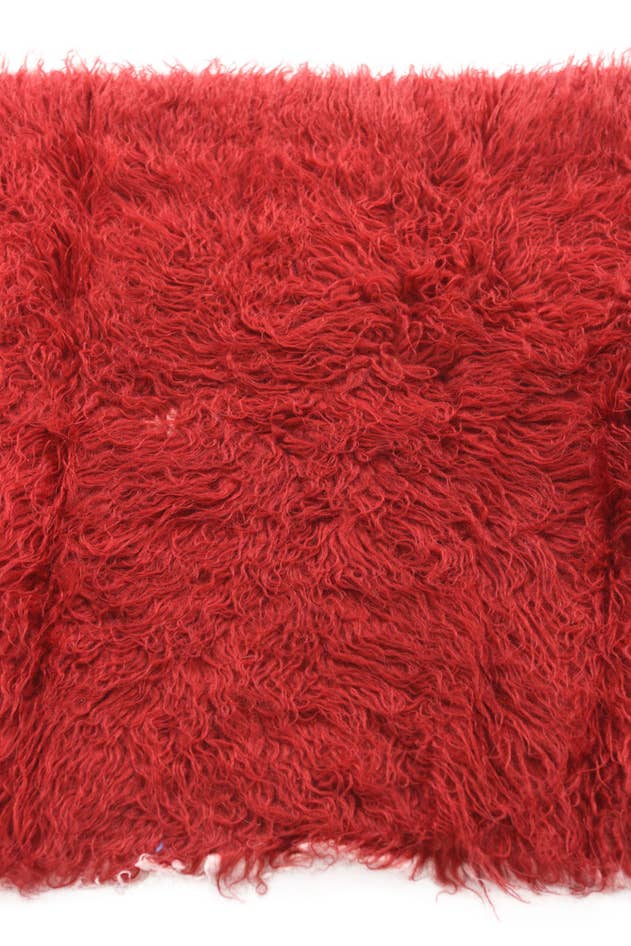Detail image of 2' 3 x 4' 5 Hand Knotted Moroccan Wool Runner Rug