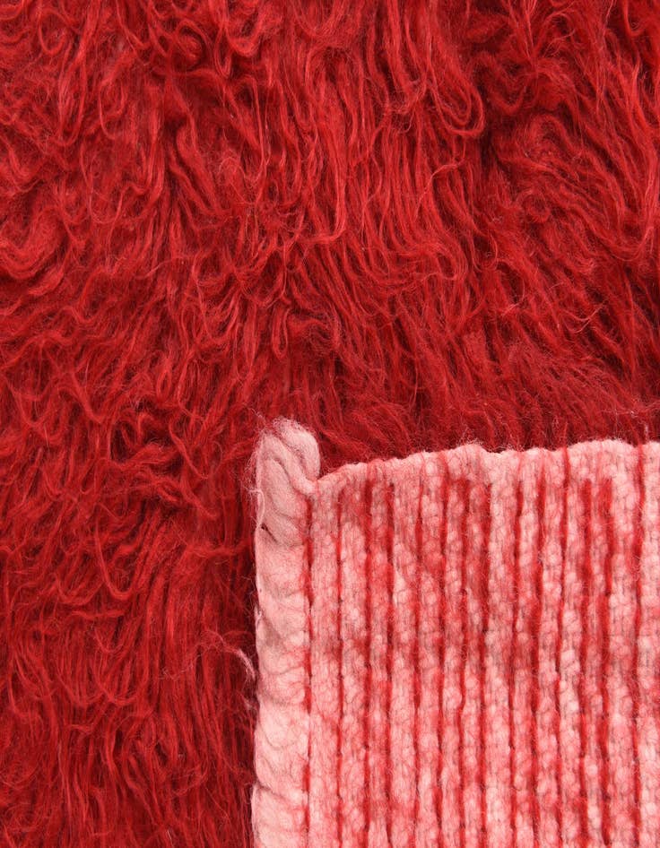 Detail image of 2' 3 x 4' 5  Hand Knotted Moroccan Wool Runner Rug