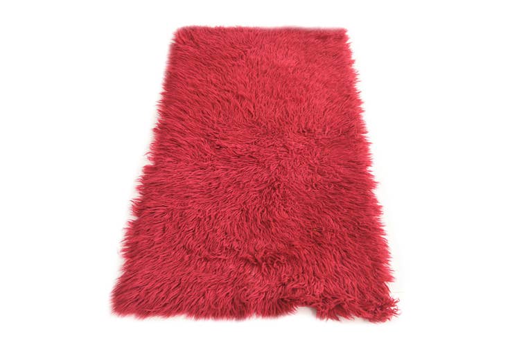 Detail image of 2' 4 x 4' 7 Hand Knotted Moroccan Wool Runner Rug