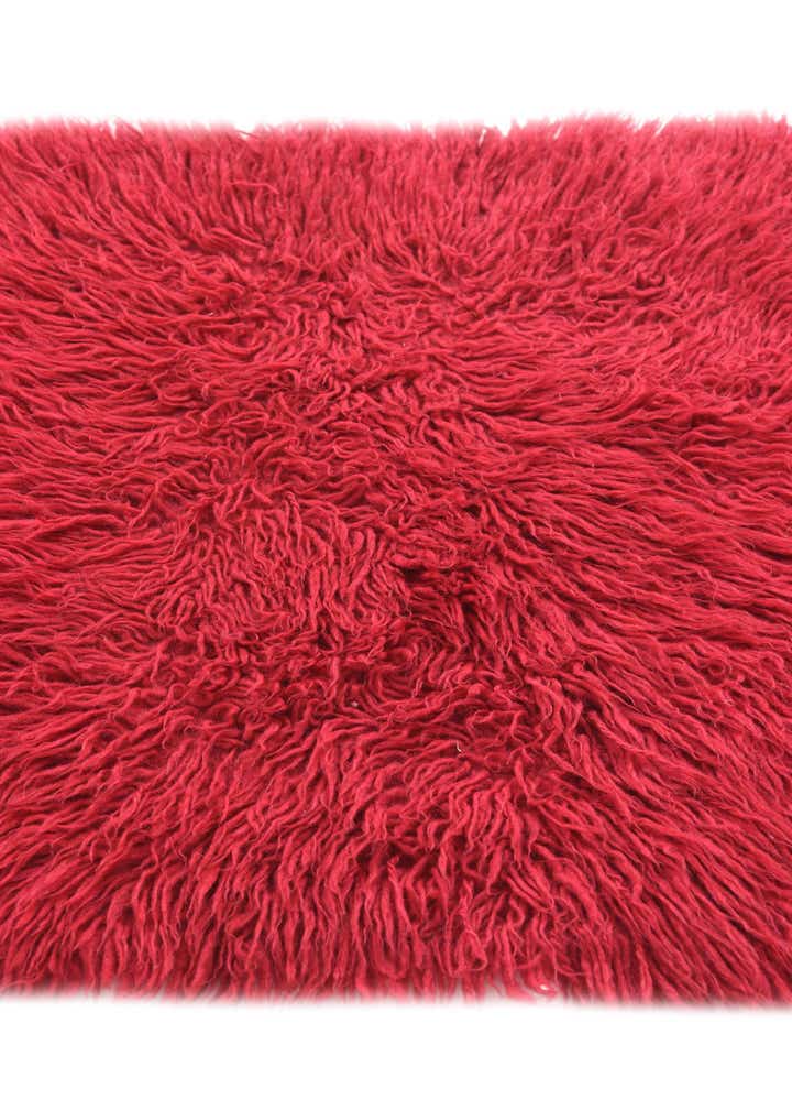 2' 4 x 4' 7 Hand Knotted Moroccan Wool Runner Rug