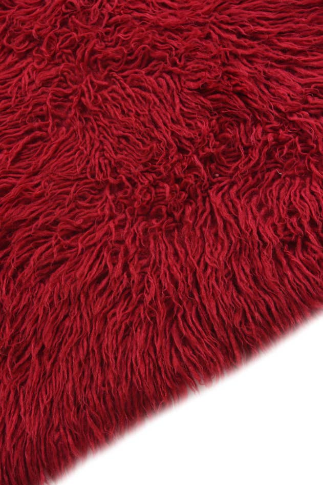 Detail image of 2' 4 x 4' 7 Hand Knotted Moroccan Wool Runner Rug