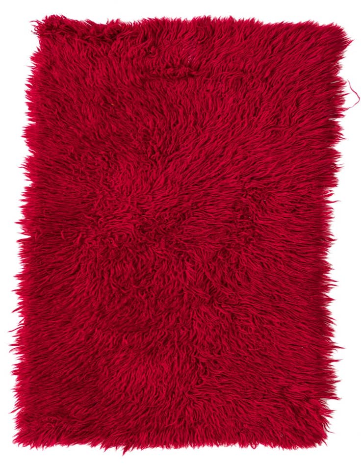Detail image of 2' 4 x 4' 7 Hand Knotted Moroccan Wool Runner Rug