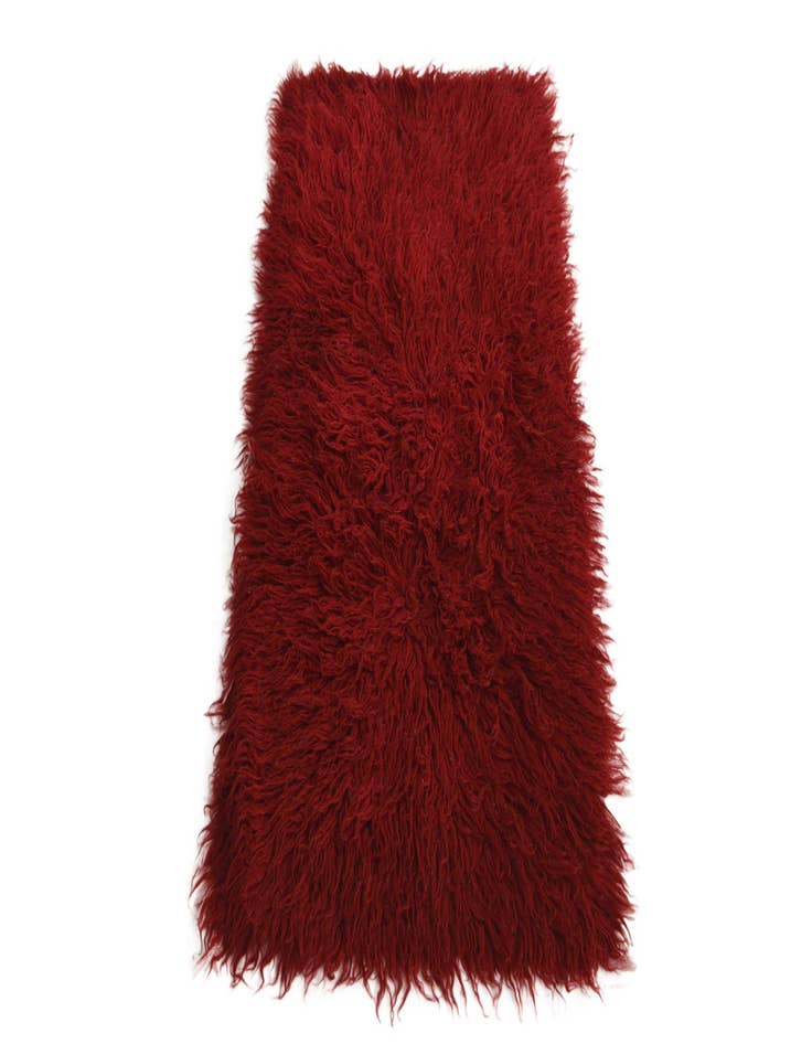 Detail image of 2' 1 x 3' 10  Hand Knotted Moroccan Wool Runner Rug