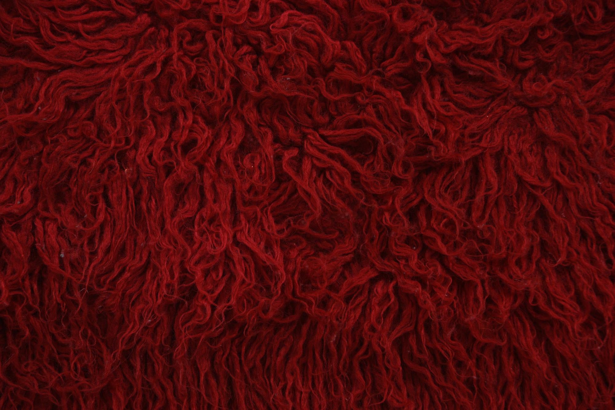 2' 1 x 3' 10 Hand Knotted Moroccan Wool Runner Rug