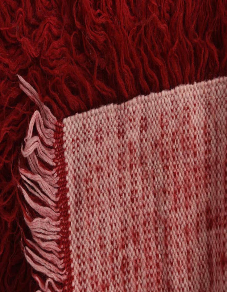 Detail image of 2' 1 x 3' 10  Hand Knotted Moroccan Wool Runner Rug