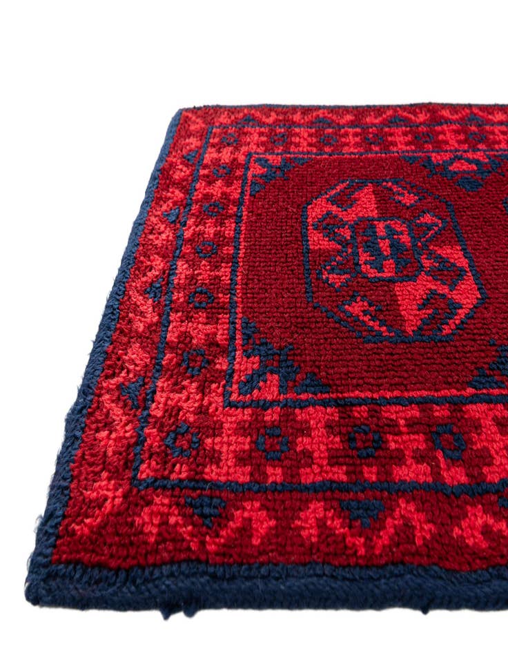 Detail image of 2' 7 x 11' 6  Hand Knotted Moroccan Wool Runner Rug