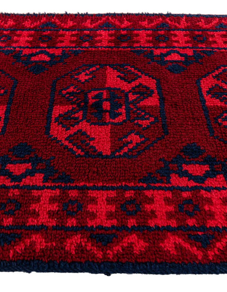 Detail image of 2' 7 x 11' 6  Hand Knotted Moroccan Wool Runner Rug