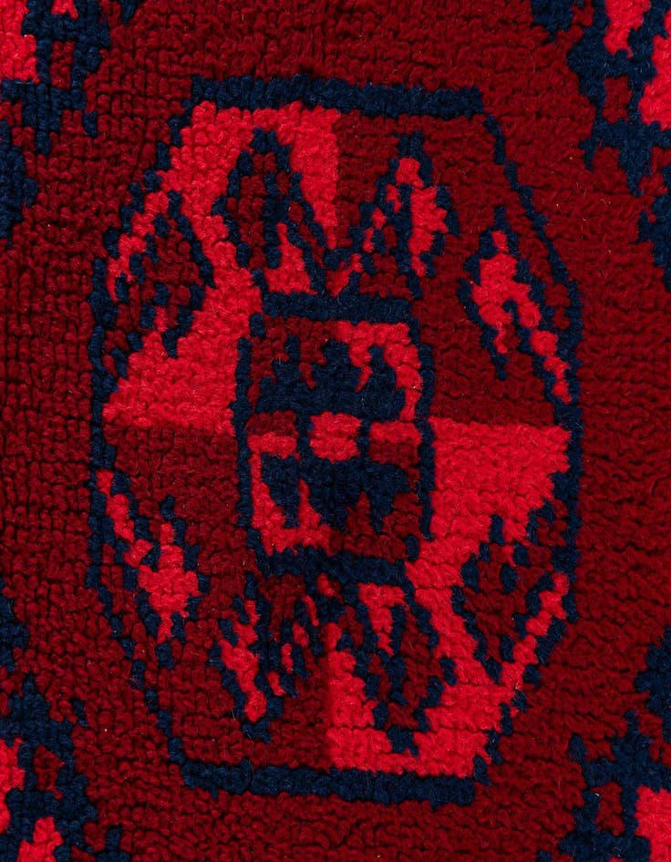 Detail image of 2' 7 x 11' 6  Hand Knotted Moroccan Wool Runner Rug