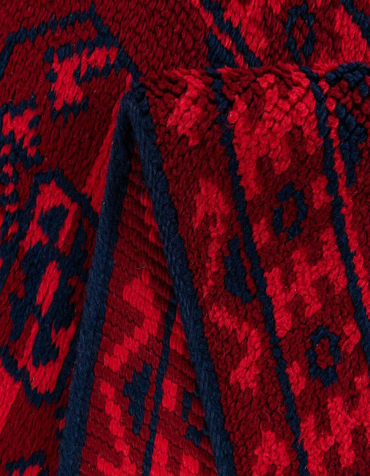 Detail image of 2' 7 x 11' 6  Hand Knotted Moroccan Wool Runner Rug