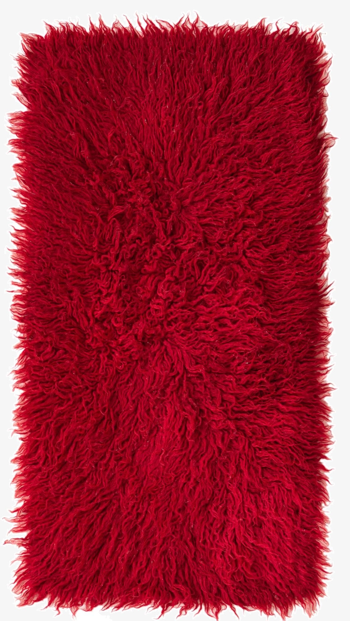 2' 1 x 3' 10  Hand Knotted Moroccan Wool Runner Rug