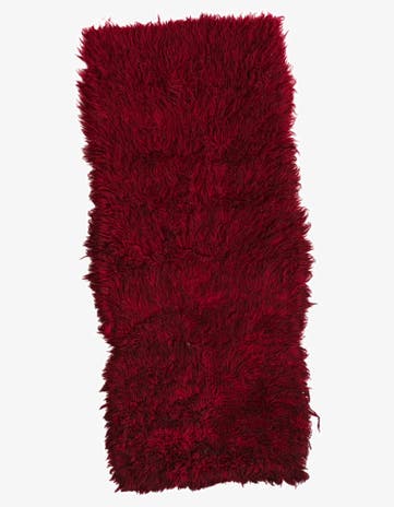 2' x 4' 5 Hand Knotted Moroccan Wool Runner Rug