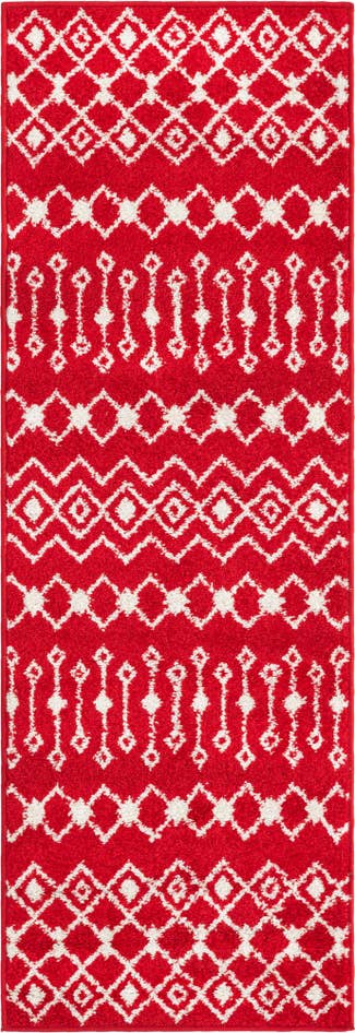 Detail image of 2' x 6' Moroccan Trellis Runner Rug