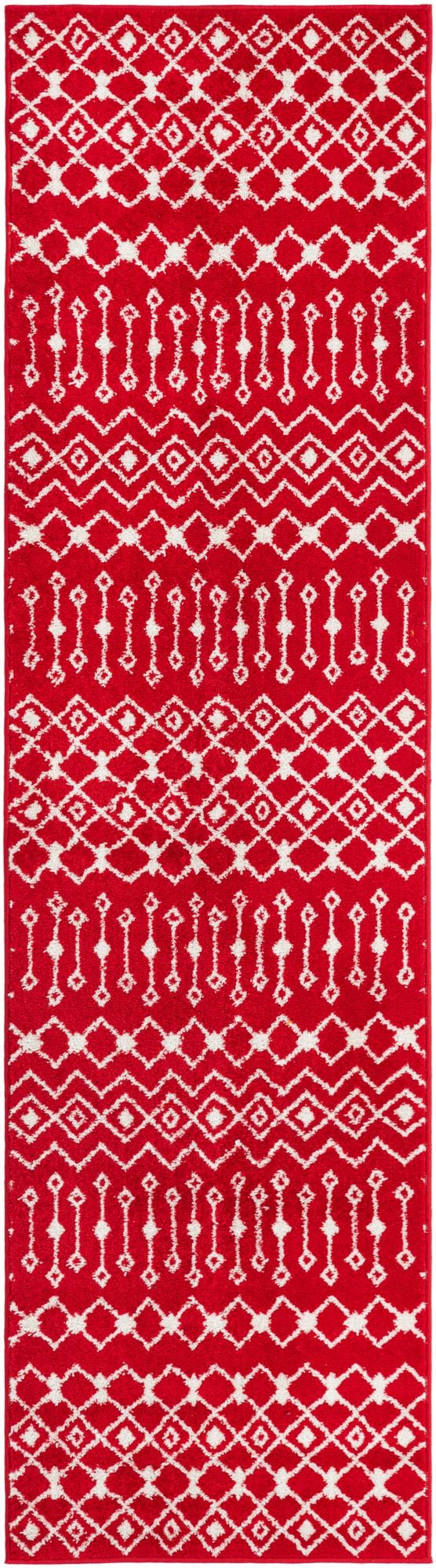 2' 7 x 10' Moroccan Trellis Runner Rug
