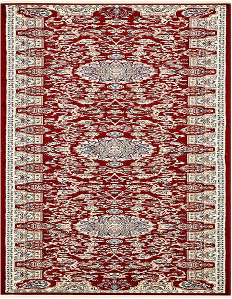 Detail image of 3' x 13' Nain Design Runner Rug