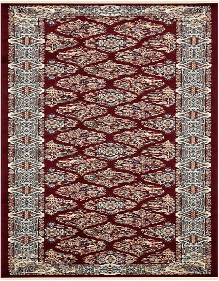 Detail image of 3' x 13' Nain Design Runner Rug