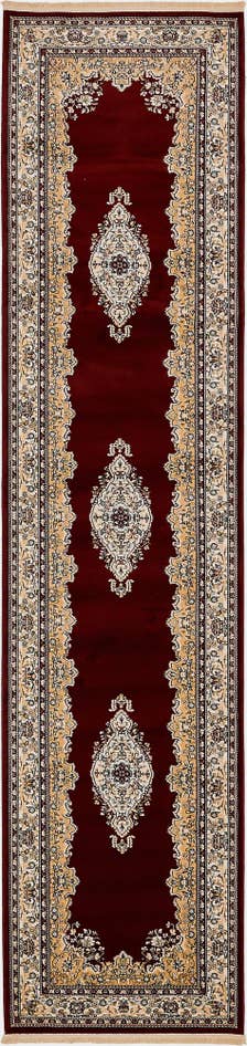 Detail image of 3' x 13' Nain Design Runner Rug