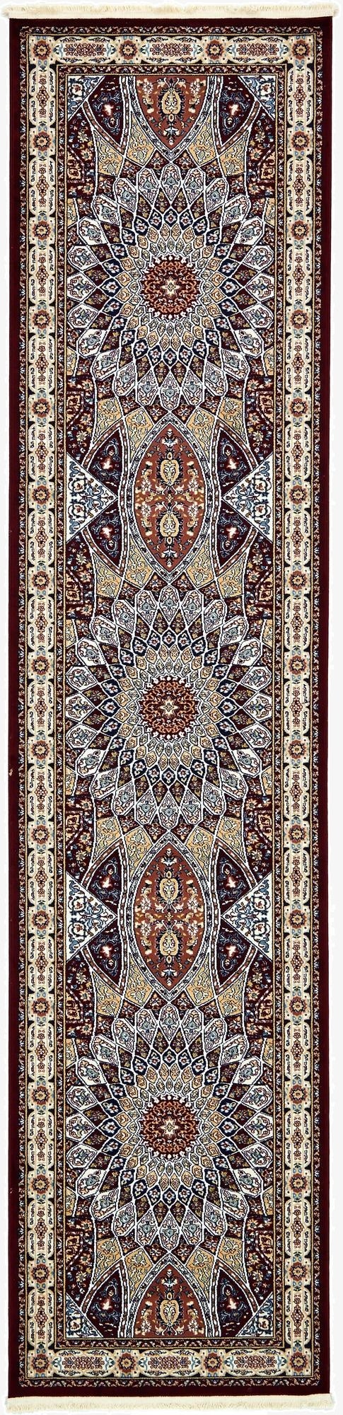 Primary image 3' x 13' Nain Design Runner Rug
