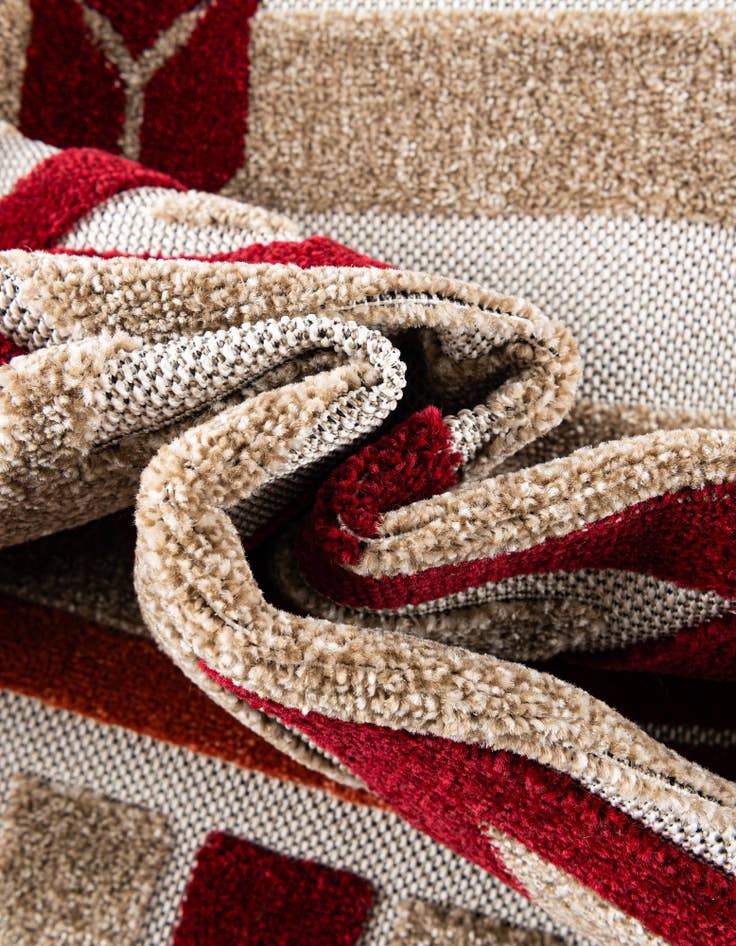 Detail image of 2' x 6'  Washable Modern Indoor / Outdoor Runner Rug