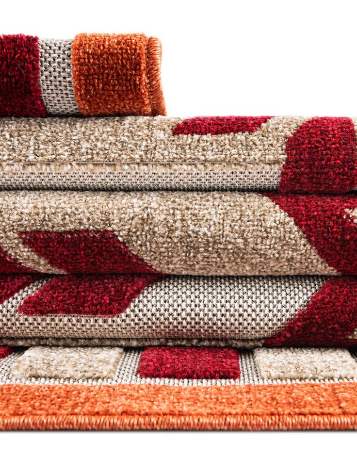 Detail image of 2' x 6'  Washable Modern Indoor / Outdoor Runner Rug