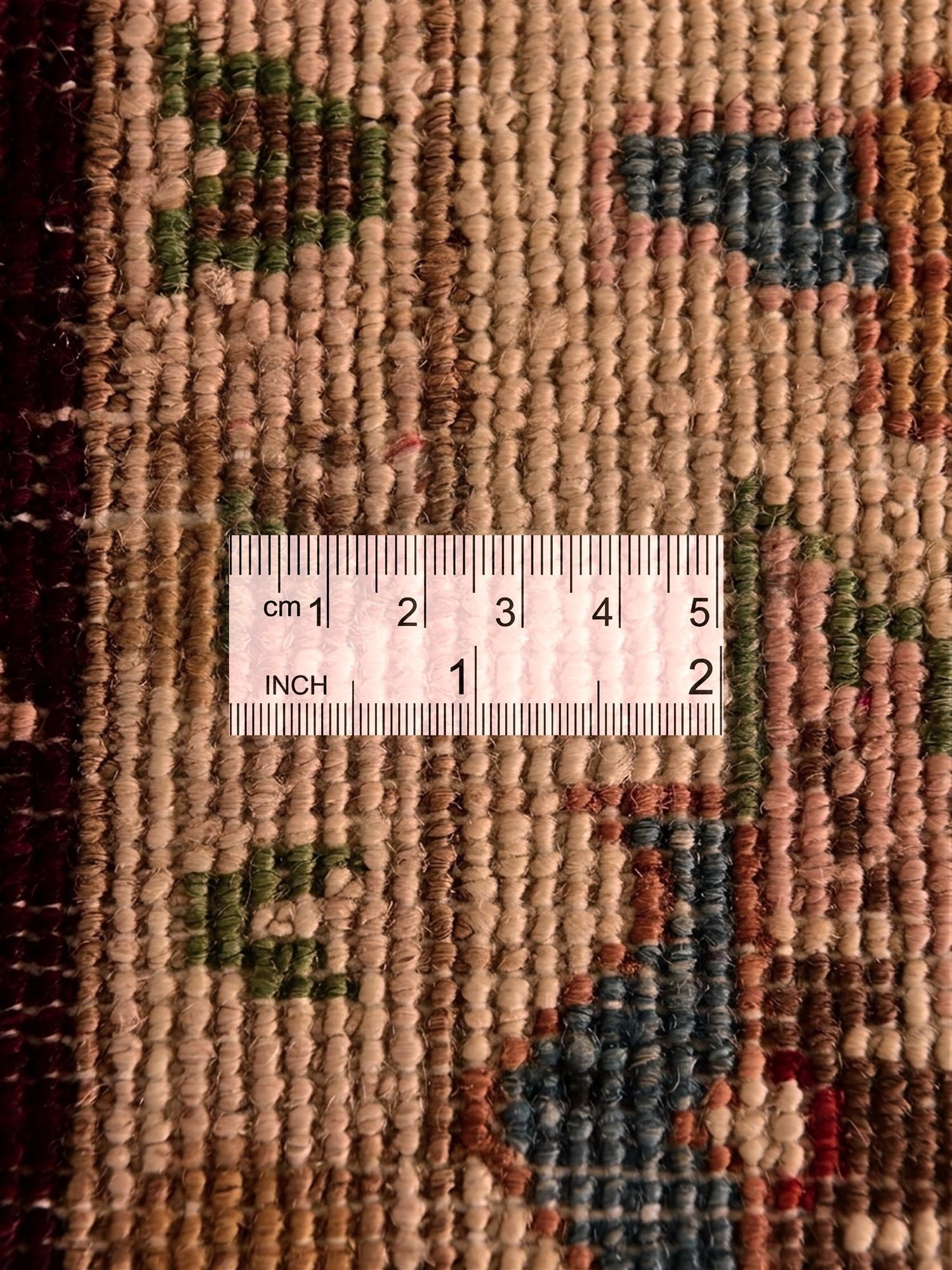 2' 8 x 9' 10 Hand Knotted Pershawar Ziegler Runner Rug