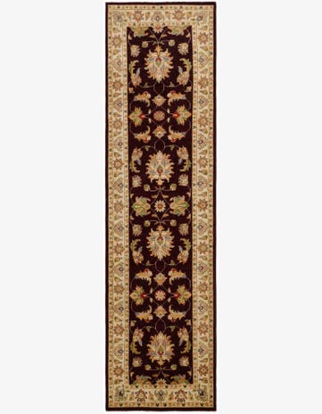 2' 8 x 9' 10 Hand Knotted Pershawar Ziegler Runner Rug