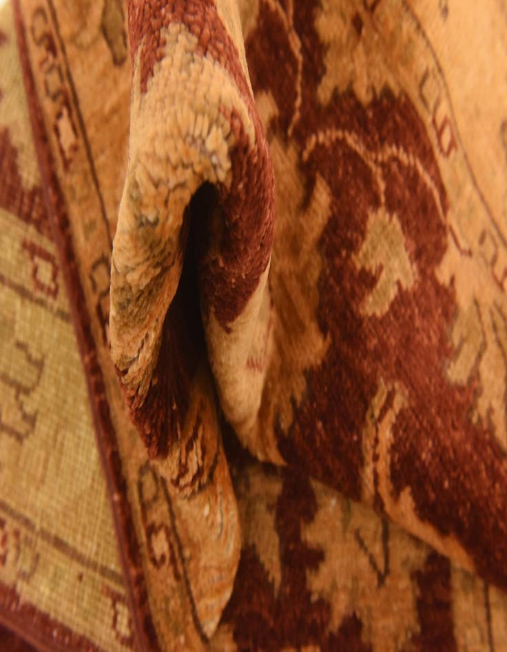 Detail image of 2' 7 x 10' 3  Hand Knotted Peshawar Ziegler Runner Rug