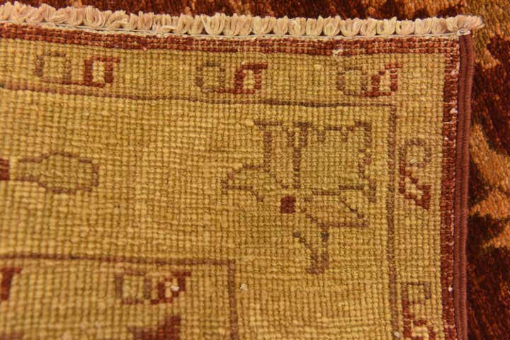 2' 7 x 10' 3 Hand Knotted Peshawar Ziegler Runner Rug