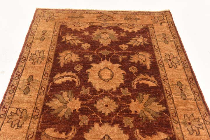 2' 7 x 10' 3 Hand Knotted Peshawar Ziegler Runner Rug