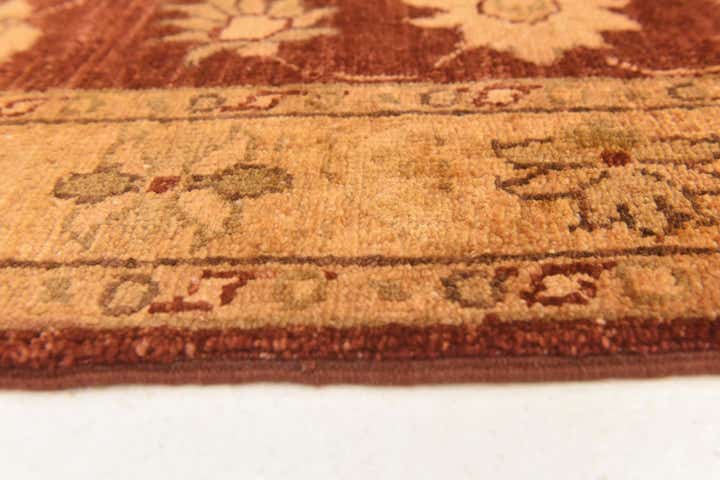 2' 7 x 10' 3 Hand Knotted Peshawar Ziegler Runner Rug
