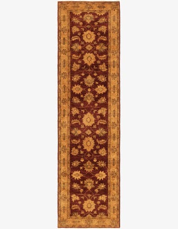 2' 7 x 10' 3 Hand Knotted Peshawar Ziegler Runner Rug