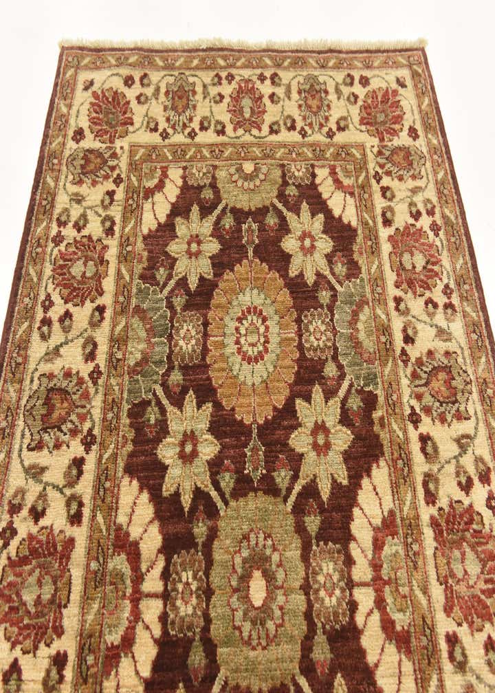 3' 2 x 10' 7 Hand Knotted Peshawar Ziegler Runner Rug