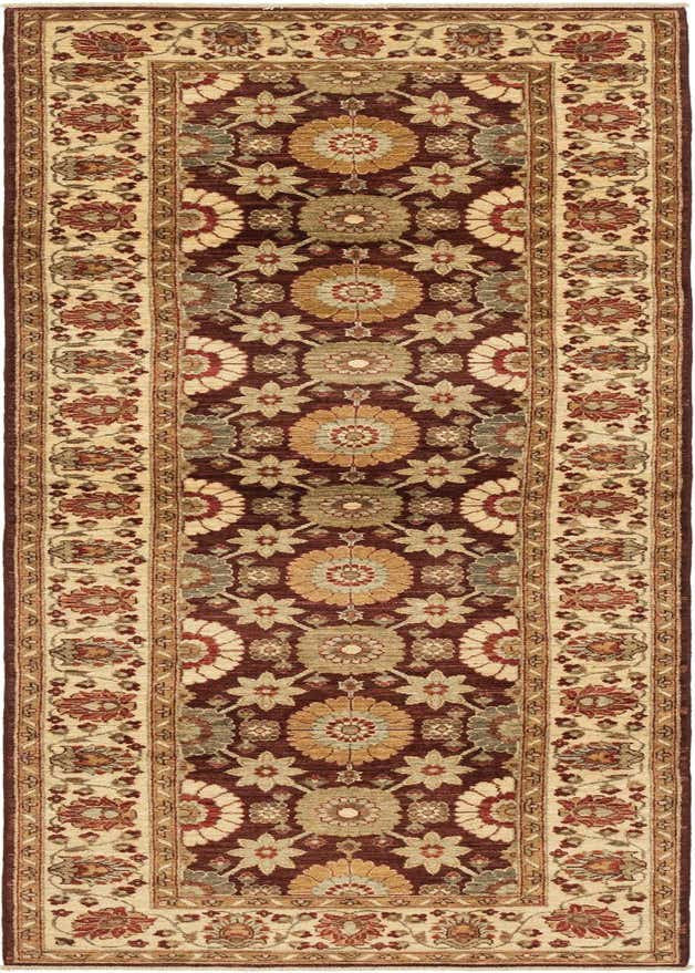 3' 2 x 10' 7 Hand Knotted Peshawar Ziegler Runner Rug