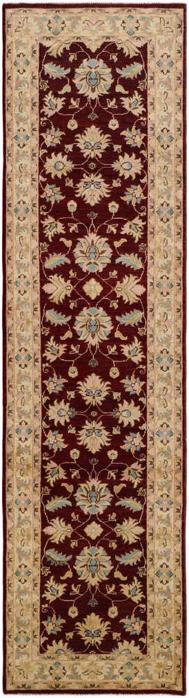 2' 6 x 9' 8 Hand Knotted Peshawar Ziegler Runner Rug