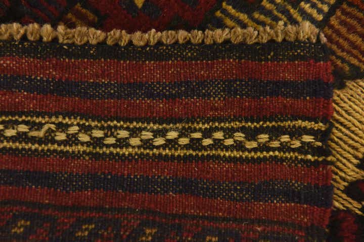 2' 6 x 4' 7 Hand Knotted Sumak Wool Runner Rug