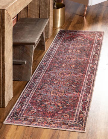 2' 6 x 13' Washable Timeless Runner Rug