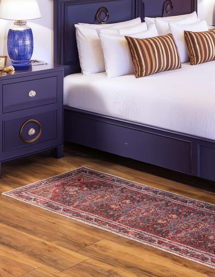 2' x 6' Washable Timeless Runner Rug