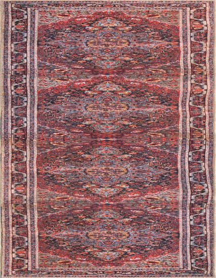 Detail image of 2' 6 x 12' Washable Timeless Runner Rug