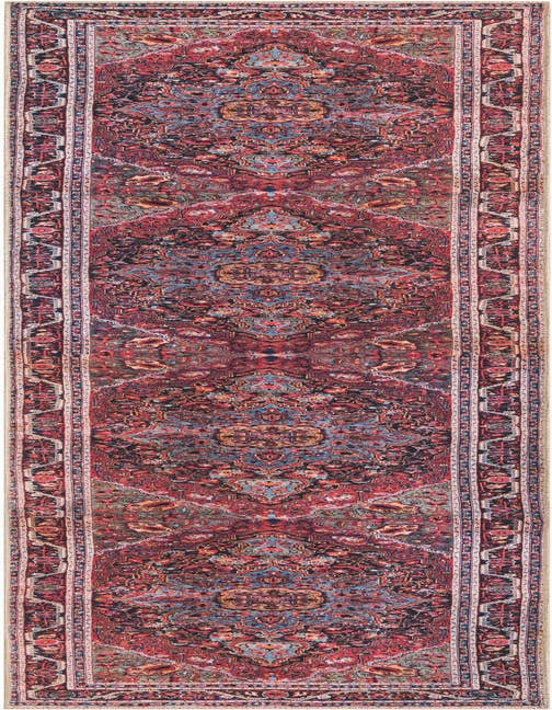 Detail image of 2' 6 x 10' Washable Timeless Runner Rug