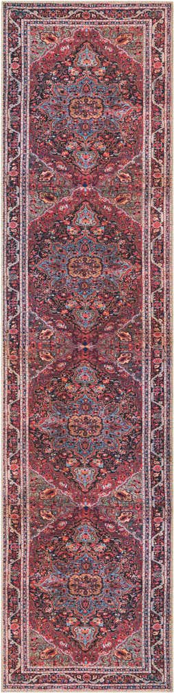 2' 6 x 10' Washable Timeless Runner Rug
