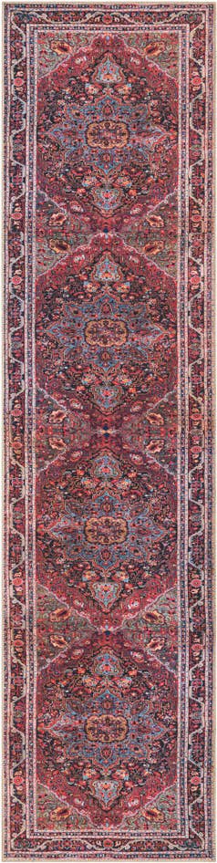 Detail image of 2' 6 x 10' Washable Timeless Runner Rug