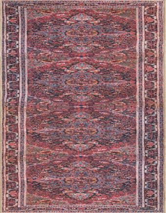 Detail image of 2' 6 x 14' Washable Timeless Runner Rug