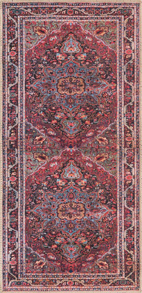 2' x 4' Washable Timeless Runner Rug