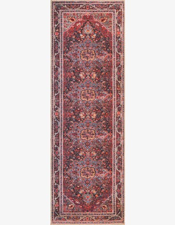 2' x 6' Washable Timeless Runner Rug