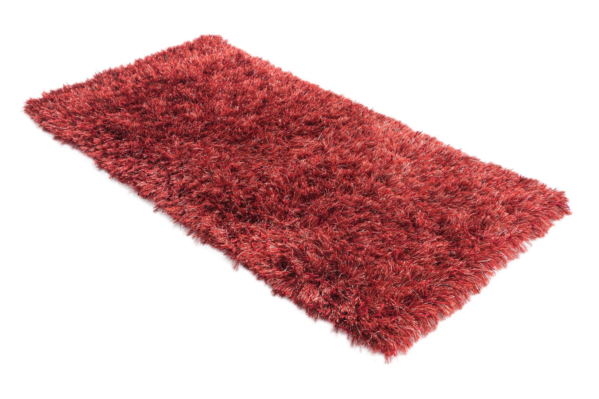 2' 5 x 4' 7 Hand Knotted Two-Tone Shag Oriental Runner Rug