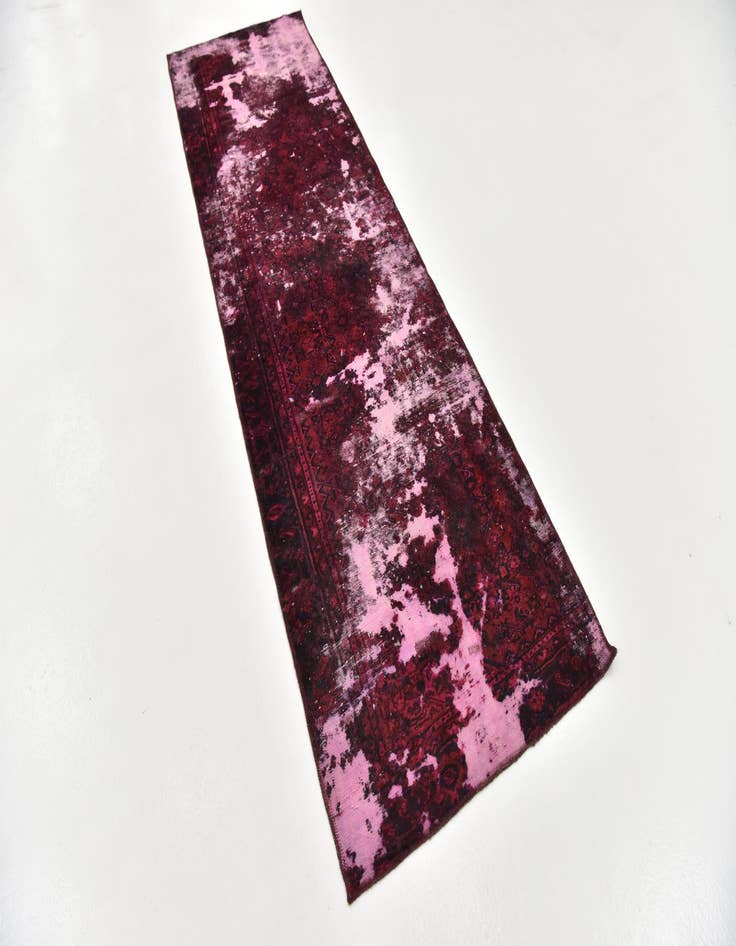 Detail image of 3' x 9' 7 Hand Knotted Ultra Vintage Persian Wool Runner Rug