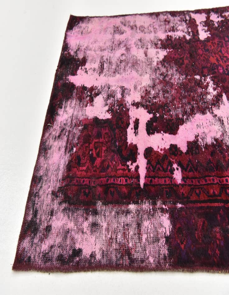 Detail image of 3' x 9' 7 Hand Knotted Ultra Vintage Persian Wool Runner Rug